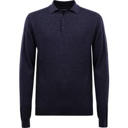 J.Lindeberg Noel Light Merino Polo Shirt - Navy