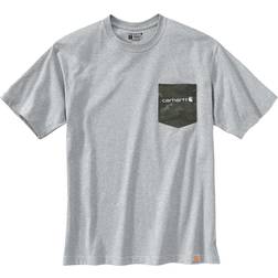 Carhartt Camo Pocket Graphic T-Shirt, grey