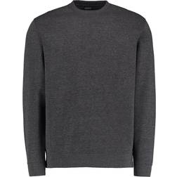 Kustom Kit Mens Klassic Knitted Sweatshirt (3XL) (Dark Marl)