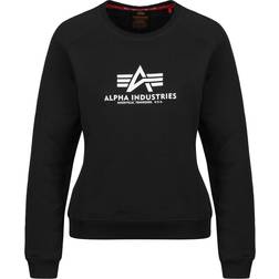 Alpha Industries Bluza New Basic Sweater 196031 Sort, Dame