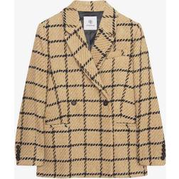 Anine Bing Kaia Blazer - Camel Check