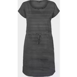 Vero Moda April Gestreepte Jurk Voor Dames - Zwart