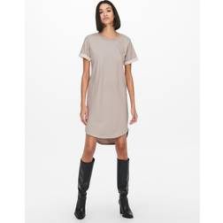 JDY JdY Jdyivy S/S Dress Jrs Noos T-shirtklänningar Chateau Gray