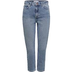 Only High Waist Straight Fit Jeans