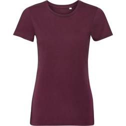 Russell Authentic Pure Organic Tee - Burgund