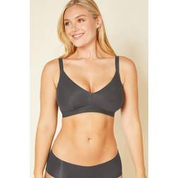 Cosabella Dam Mjuk Bomull Curvy Bralette Bh - Svart