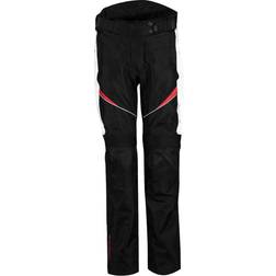 Rusty Stitches Rusty Stitches Jenny Ladies Motorcycle Textile Pants, black-white-red, for Women Woman
