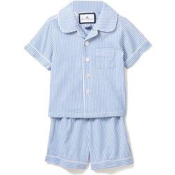 Petite Plume Kids' Seersucker Stripe Short Two-Piece Pajamas 12Y 12Y