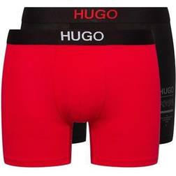 HUGO 2-pack Brother Boxer Black/Red