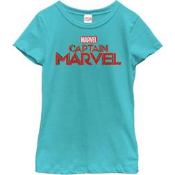 Fifth Sun Girl Marvel Captain Marvel Classic Logo Graphic Tee Tahiti