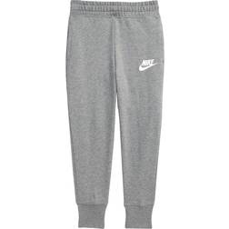 Nike Sportswear Club Big Kids' French Terry Pants - Carbon Heather/White