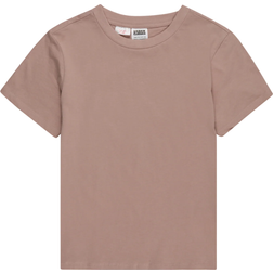 Urban Classics Girls Basic Box Tee T-shirt Dam mörkrosa