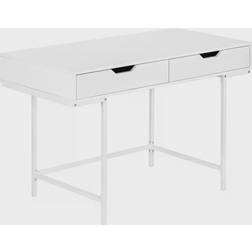 Monarch Specialties Desk with Two Storage Drawers Writing Desk 47.2x23.8"