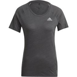 adidas Runner T-Shirt Damen - Dunkelgrau/Weiß