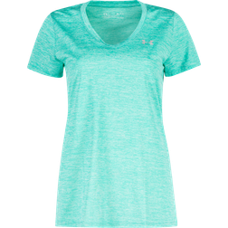 Under Armour Women ' Ua Tech Twist V Neck Rose Sands Sands