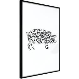 Arkiio Piggy Poster 40x60cm