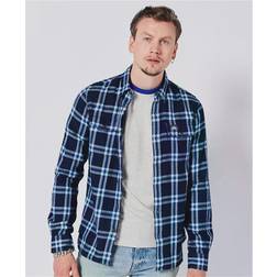 Superdry Herrenhemd Vintage Original Logo - Blau