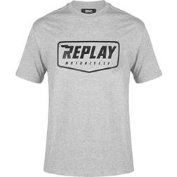 Replay Logo T Shirt - Sort