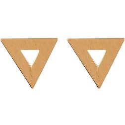 Karat Rush 14K Triangle Earrings