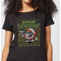 Dexter's Lab Pattern Men's Christmas T-Shirt