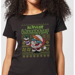 Original Hero Dexter's Lab Pattern Women's Christmas T-Shirt