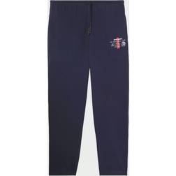 Diesel Logo Cuff Pants - Marineblå