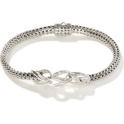 John Hardy Women's Classic Chain Asli 5MM Station Bracelet in Sterling & 6.75"