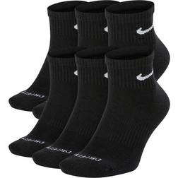 Nike Everyday Plus Cushioned Training Ankle Socks 6-pack - Black/White