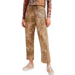 Desigual Pantaloni Morbidi PANT Jungle - Multicolore