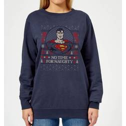 DC Comics Superman May Your Holidays Be Pull de Noël Femme - Navy