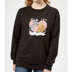 Disney Lady And The Tramp Love Sweatshirt - Black