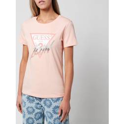 Guess T-shirt SS CN ICON TEE - Rosa