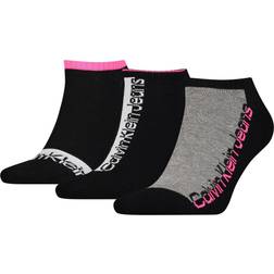 Calvin Klein Women's Athletic Sneaker Socks 3-pack - Black