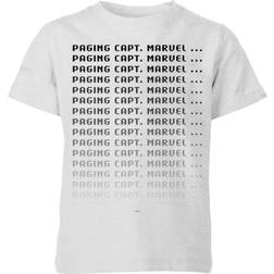 Marvel Captain Paging Kids' T-Shirt - Grey