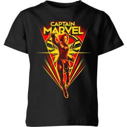 Marvel Camiseta Para Niño De Captain Freefall - Negro