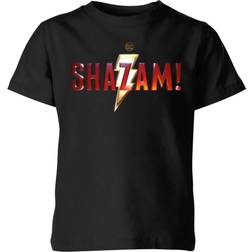 DC Comics Kid's Shazam Logo T-shirt - Black