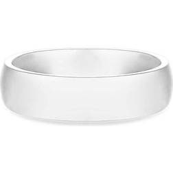 Simply Be Wedding Band Ring - Silver