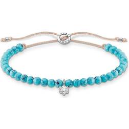 Thomas Sabo Armband - Türkise Perlen/Blau