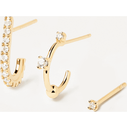 Pdpaola Loiseau Øreringe 18 kt Forgyldt Sølv - 925 Sterling Silver