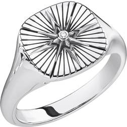 Thomas Sabo Vintage Star Ring - Silver/Transparent