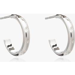 Rachel Jackson London Bijouterie, Star Studded Hoops en gold Boucle Oreillepour dames unisize