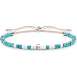 Thomas Sabo Bracelet Charming A2062-058-7-L20V 925 Argent Turquoise