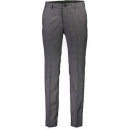 Lindbergh Slim Fit Chino - Dunkelgrau/Einfarbig