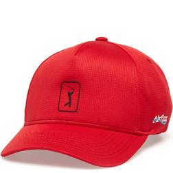 PGA tour Americana Trucker Style Golf Hat - Red