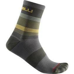 Castelli Scia 12 verde militare giallo/grigio