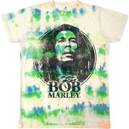 Bob Marley: Unisex T-Shirt/Black & Logo (Dip-Dye) (XX-Large)