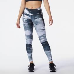 New Balance Printed Impact Run Tight - Blau