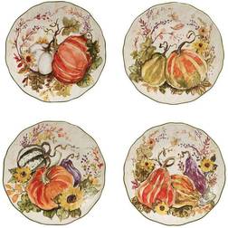 Certified International Harvest Morning Dessert Plate 8.5" 4