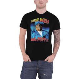 Biggie Smalls Unisex T-Shirt Poppa - Black