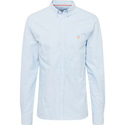 Les Deux Oliver Regular Fit Langarm Hemd - Marine